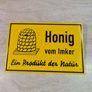 Schild Honig vom Imker