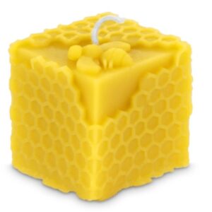 Gießform Würfel mit Biene & Wabe